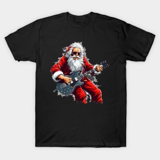 Guitar Santa T-Shirt